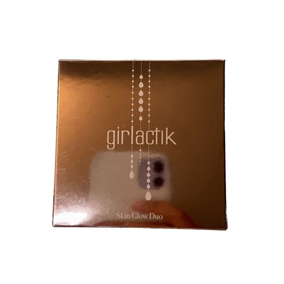 Girlactik Skin Glow Cream Duo In SUNSET 8g/.28oz Full Size NIB Blush Highlight - Picture 4 of 7